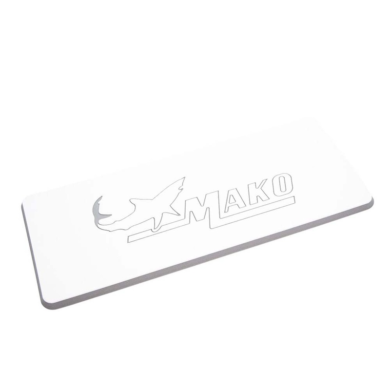 SeaDek Mako Logo Helm Pad – White/Storm Grey Embossed [39638-80375]
