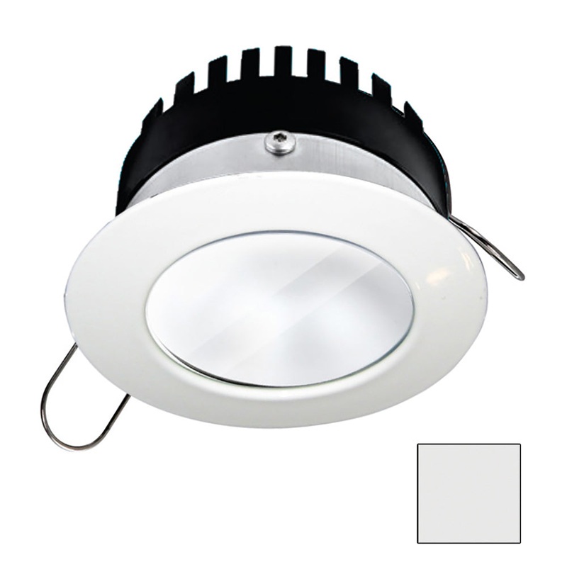i2Systems Apeiron PRO A506 – 6W Spring Mount Light – Round – Cool White – White Finish [A506-31AAG]