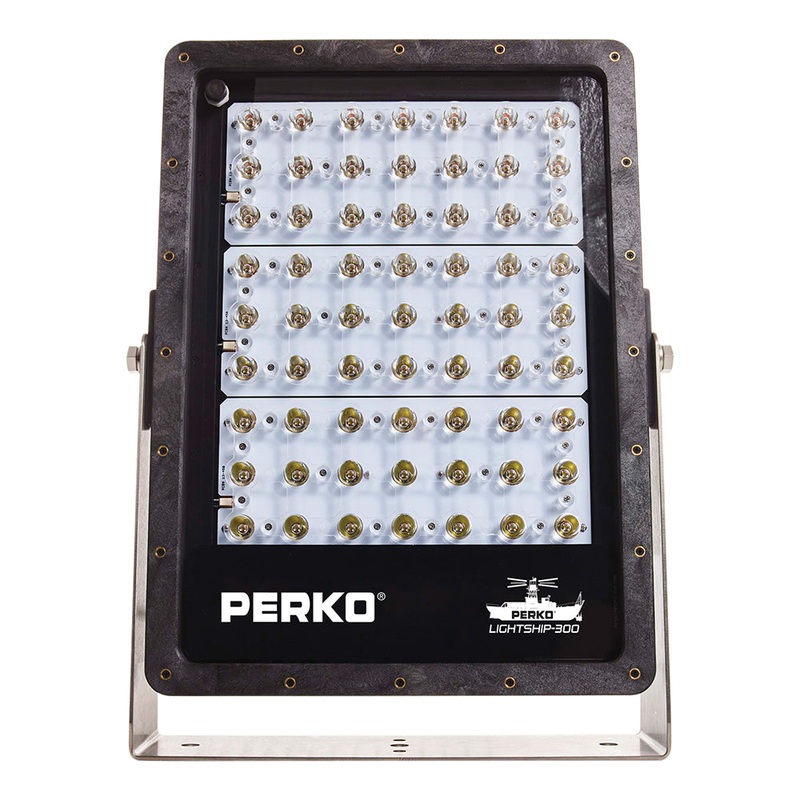 Perko Lightship 300 LED High Performance Spotlight – 12/24V – Black [1643300S0B]