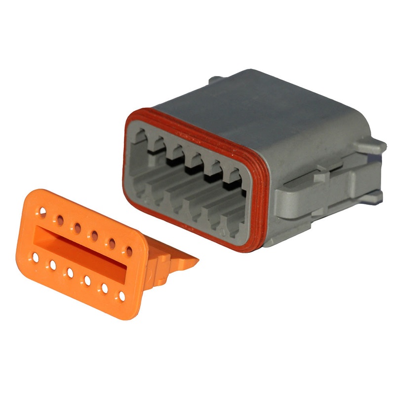 Pacer Deutsch DT Plug  Wedge Lock Kit – 12 Position – 5 Pack [TDT06-12S-5]