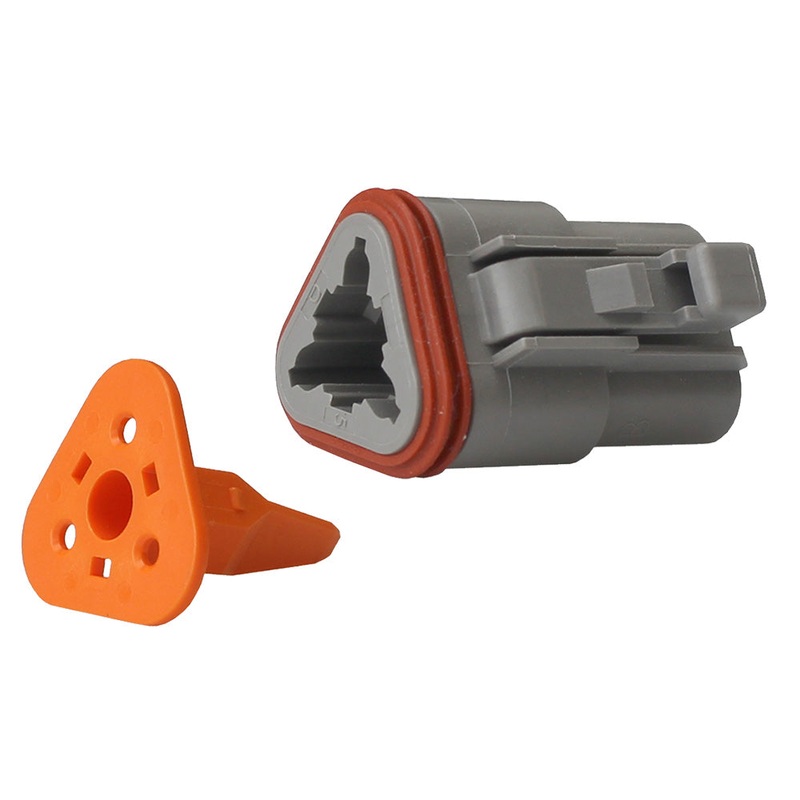 Pacer Deutsch DT Plug  Wedge Lock Kit – 3 Position – 10 Pack [TDT06-3S-10]