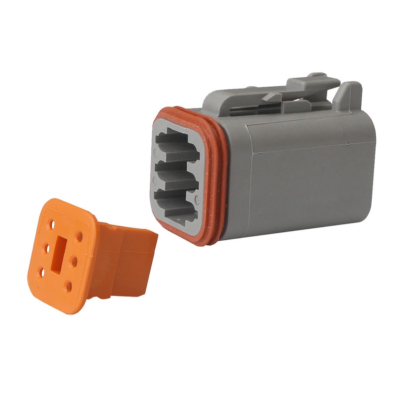 Pacer Deutsch DT Plug  Wedge Lock Kit – 6 Position – 5 Pack [TDT06-6S-5]