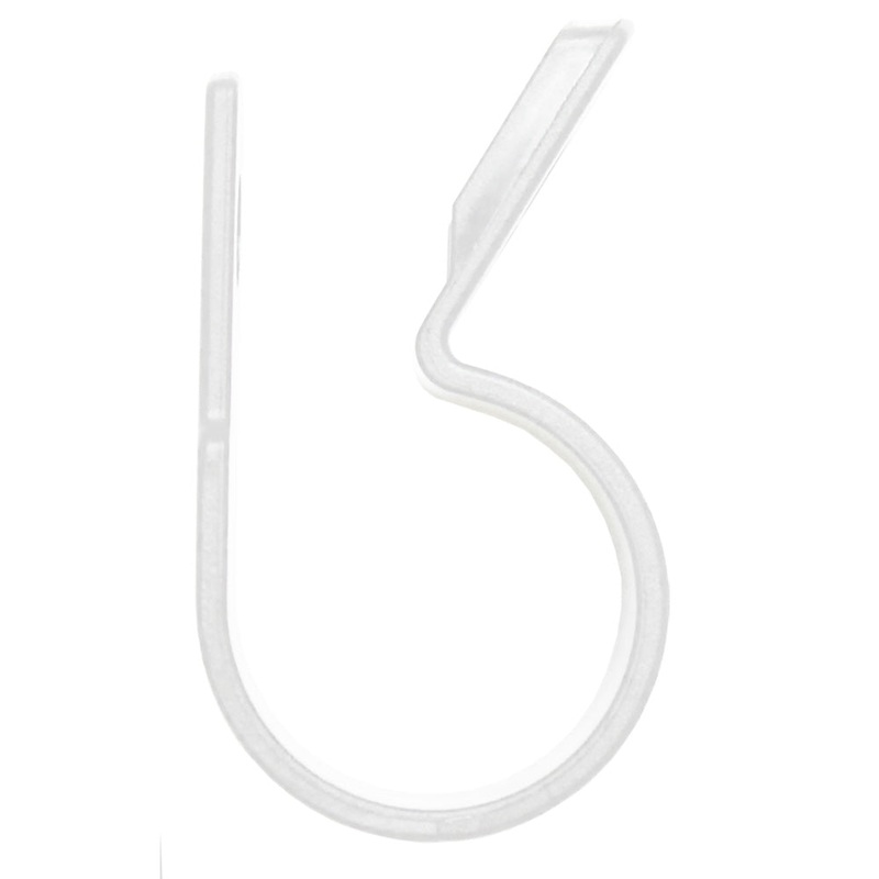 Pacer Nylon C-Clamps – 5/16 – Natural Color – 25 Pack [BCCH05-25]