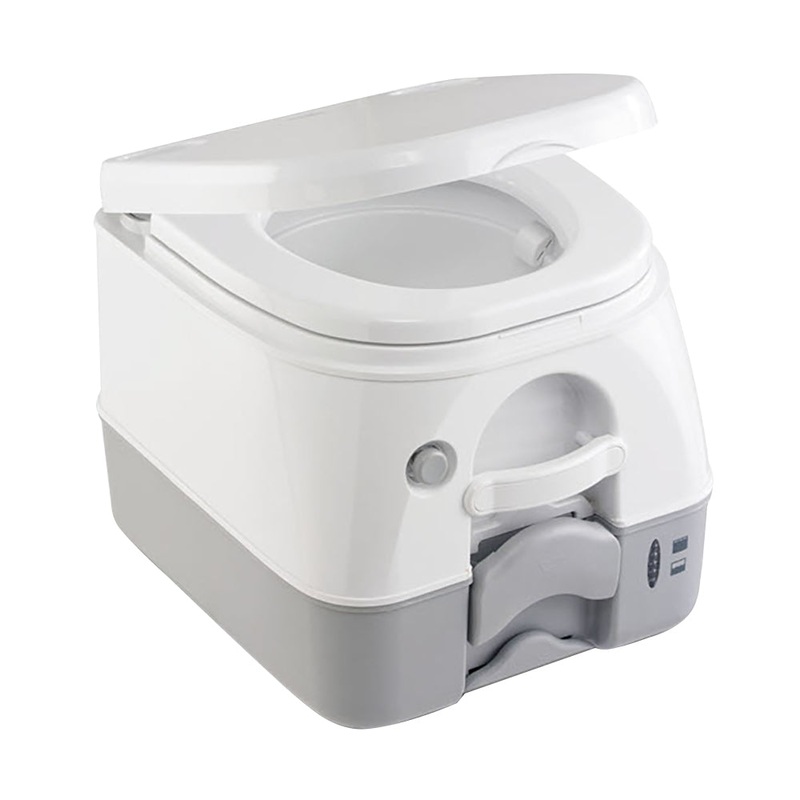 Dometic 974 Portable Toilet w/Mounting Brackets -2.6 Gallon – Grey [301097406]