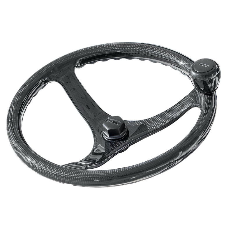 Edson EC3 Elite Carbon 13 ComfortGrip PowerWheel – Carbon Fiber – 3-Spoke [1710C-13C-KIT]