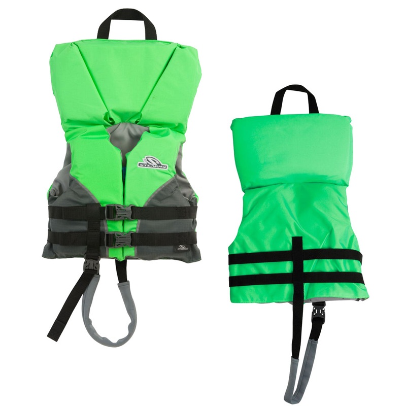 Stearns Infant Heads-Up Nylon Vest Life Jacket – Up to 30lbs – Green [2000013194]
