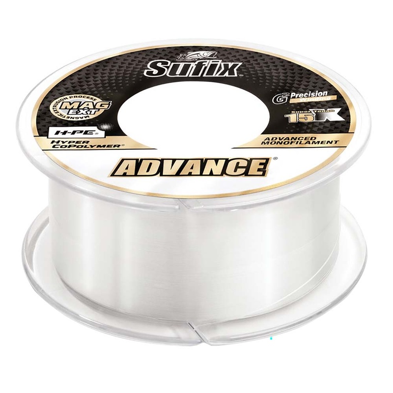 Sufix Advance Monofilament – 20lb – Clear – 330 yds [604-120]
