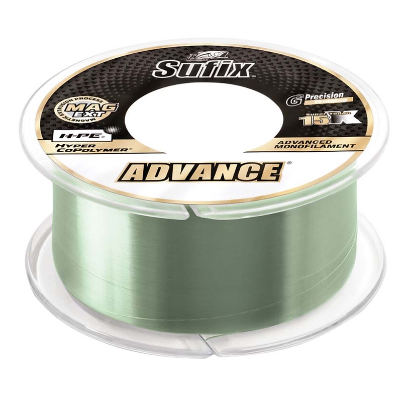 Sufix Advance Monofilament – 20lb – Low-Vis Green – 330 yds [604-120G]