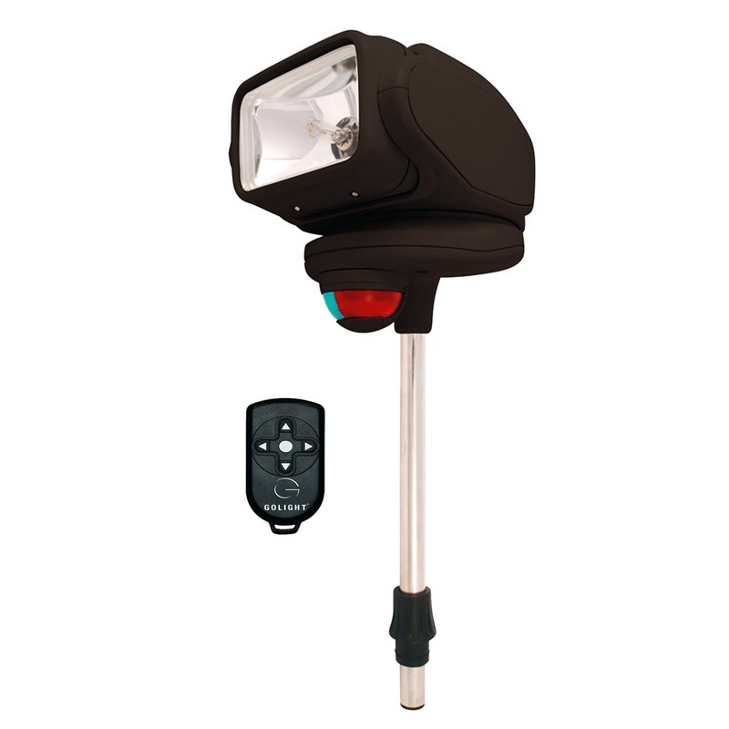 Golight Gobee Stanchion Mount w/Wireless Remote – Black [2151]