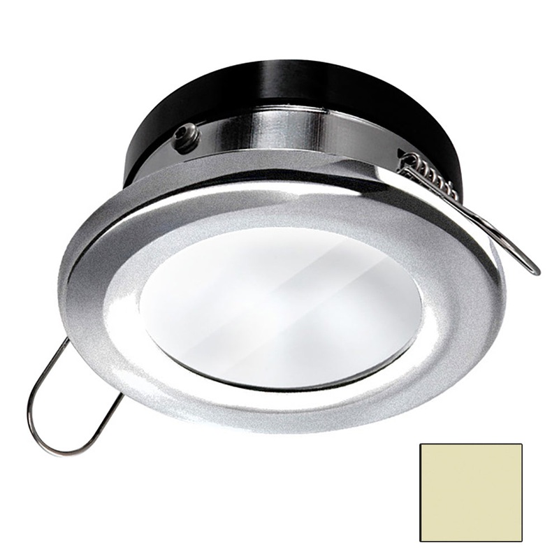 i2Systems Apeiron 4.5W Spring Mount Light Round – Warm White – Brushed Nickel Finish [AP-4W-30K-PW41]