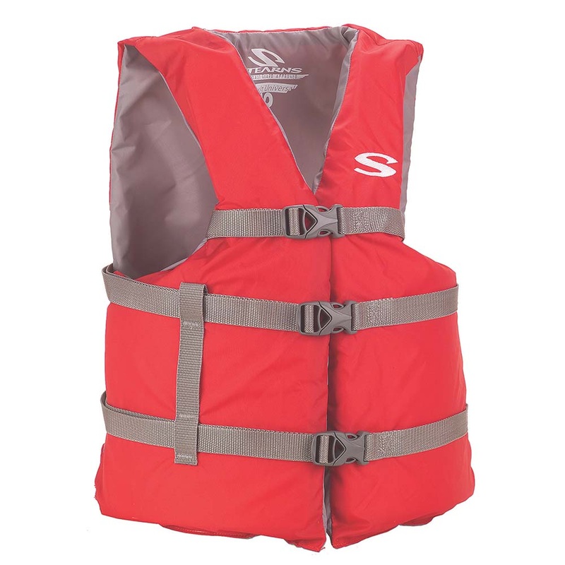 Stearns PFD 2001 Adult Boat Universal Red Display f/Adults Over 90lbs – Chest Size Of 50 [2160925]
