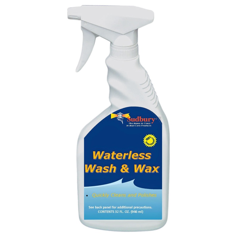 Sudbury Waterless Wash  Wax – 32oz Spray Bottle [150Q]