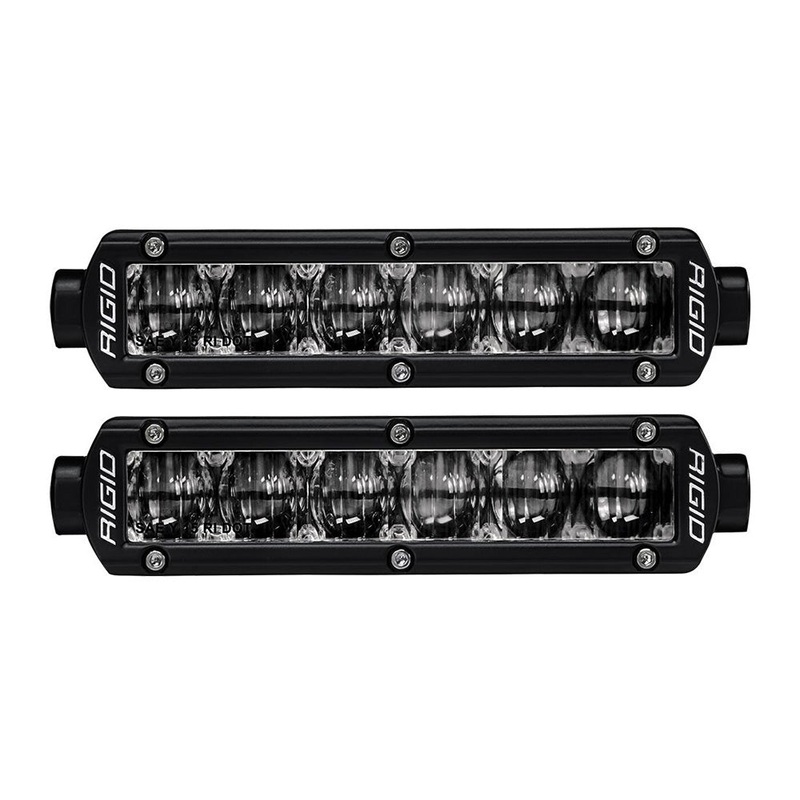 RIGID Industries SR-Series 6 SAE Fog Light – Compliant Pair [906703]
