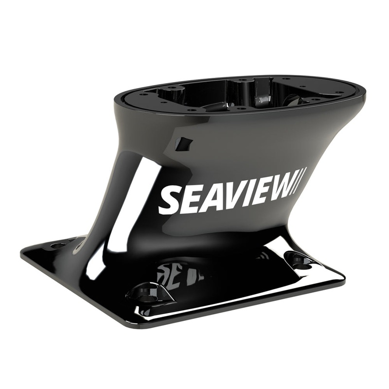 Seaview 5 Modular Mount Aft Raked 7×7 Base Top Plate Required – Black [PMA57M1BLK]