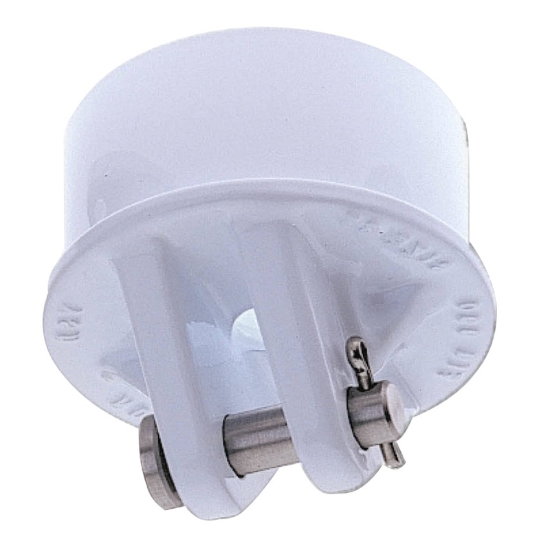 Edson Pipe to Fold-Down Adapter 3-1/2 Mast [990-35]