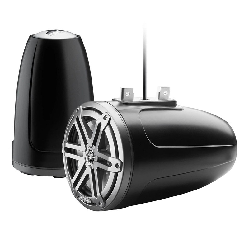 JL Audio M3 Series 7.7 Enclosed Tower Coaxial System with Grey Metallic Sport Grille – M3-770ETXv3-Sb-S-Gm [010-03267-00]