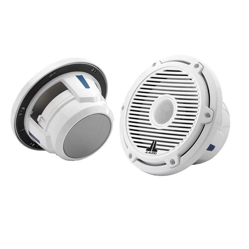 JL Audio M6 Series 7.7 Marine Coaxial Speakers w/Gloss White Classic Grille – M6-770X-C-3GW [010-03498-00]
