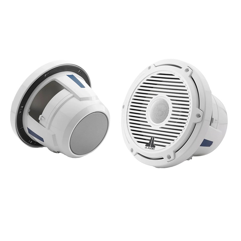 JL Audio M6 Series 8.8 Marine Coaxial Speakers w/Gloss White Classic Grille – M6-880X-C-3Gw [010-03499-00]