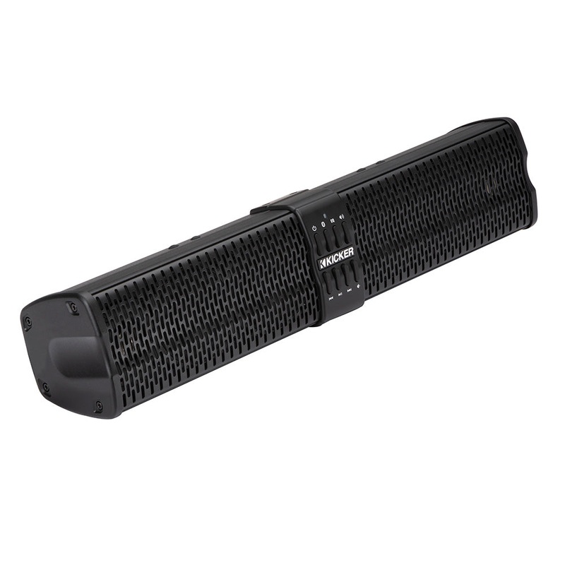 KICKER KPB1 20 Weather-Proof Enclosed Soundbar w/Bluetooth – Black [47KPB1]
