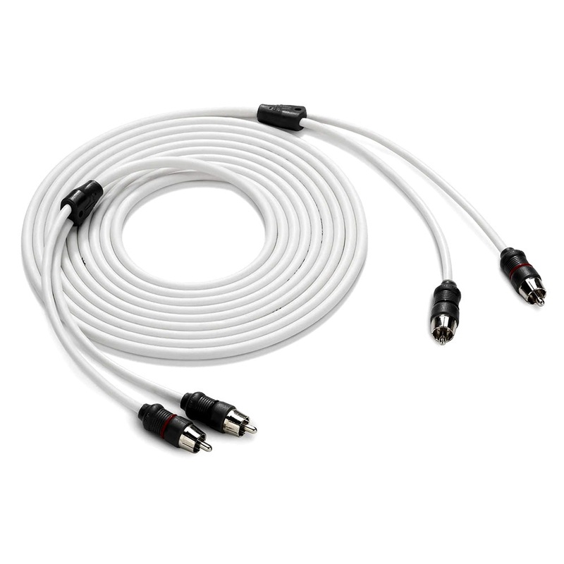 JL Audio 2-Channel 12′ Marine Audio RCA Cable – XMD-WHTAIC2-12 [010-13414-00]