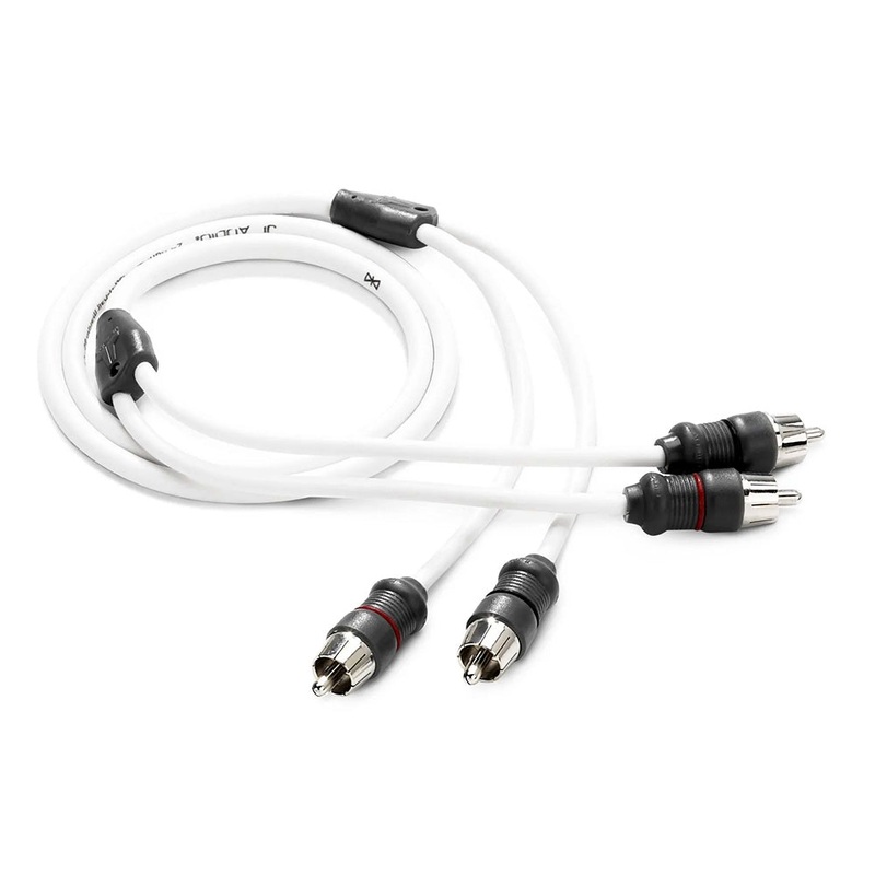 JL Audio 2-Channel 3′ Marine Audio RCA Cable – XMD-WHTAIC2-3 [010-13446-00]