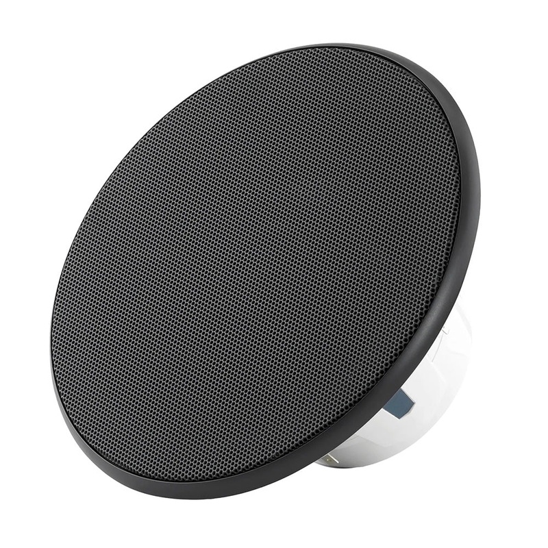 JL Audio M6 Series 6.5 Marine Coaxial Speakers w/Black Luxe Grille – M6-650X-L-SbSb-Single [010-03865-00]