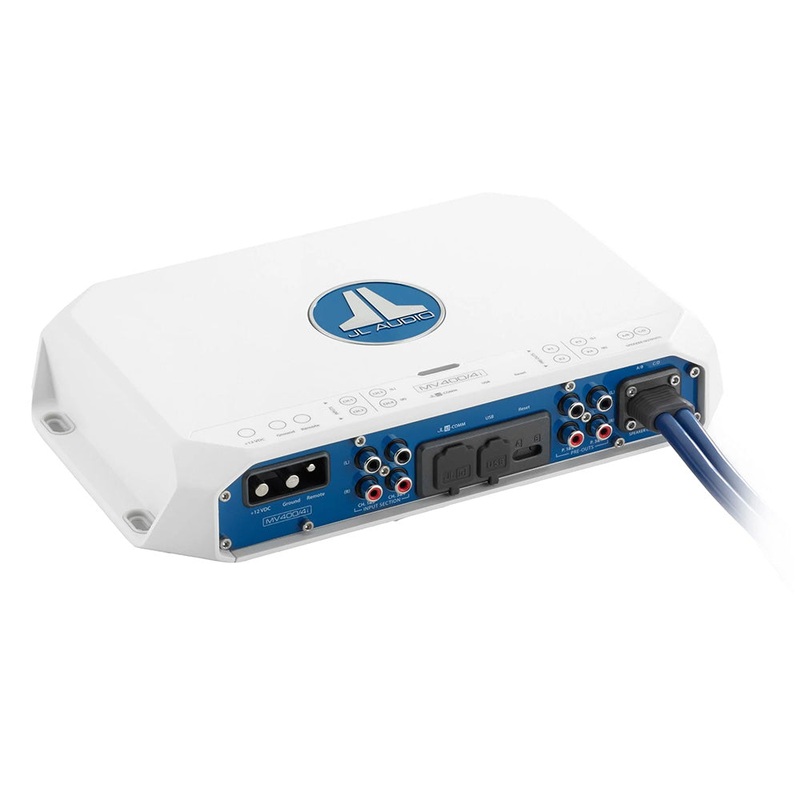 JL Audio MVI Series 400w 4 Channel Full-Range Amplifier w/Integrated DSP – MV400/4i [010-03337-00]