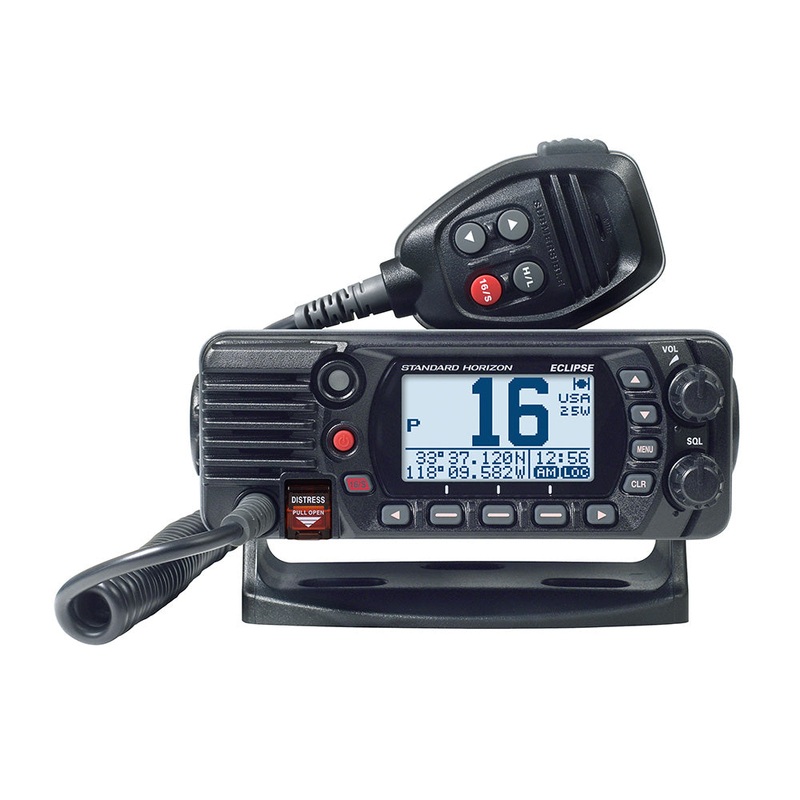 Standard Horizon GX1410GB Eclipse Series 25W Fixed Mount VHF/GPS – Black [GX1410GB]