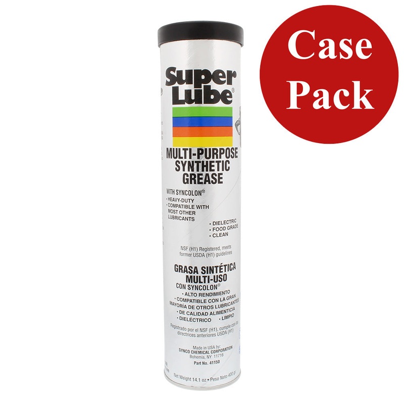 Super Lube Multi-Purpose Synthetic Grease w/Syncolon – 14.1oz Cartridge *Case of 12 [41150-CASE]
