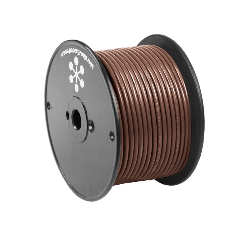 Pacer Brown 16 AWG Primary Wire – 100 [WUL16BR-100]