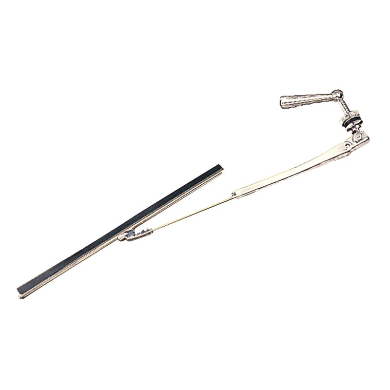 Sea-Dog Manual Windshield Wiper – Machined Brass Chrome Plated [412601-1]