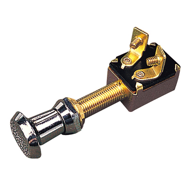 Sea-Dog Two-Position On-Off Push-Pull Switch – Stamped Brass [420390-1]