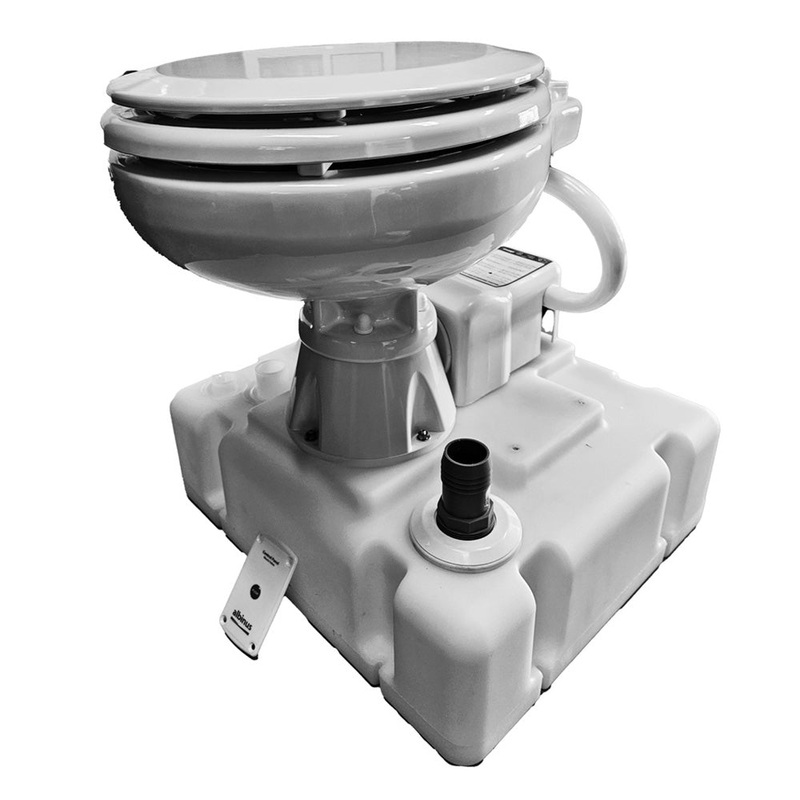 Albin Group Voyager Electric Compact Toilet System w/Tank – 12V [07-06-016]