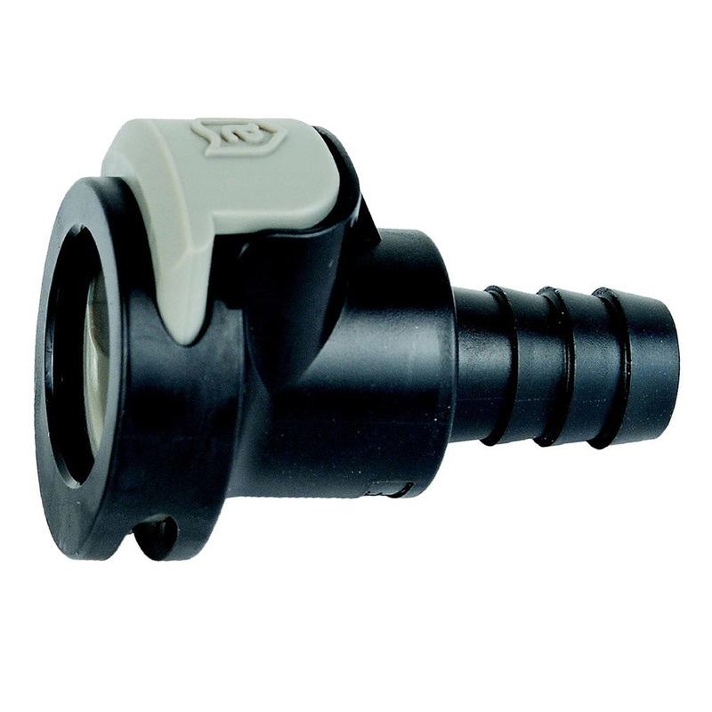 Attwood Universal Sprayless Connector – Hose Female (5/16-3/8) [8838HF6]