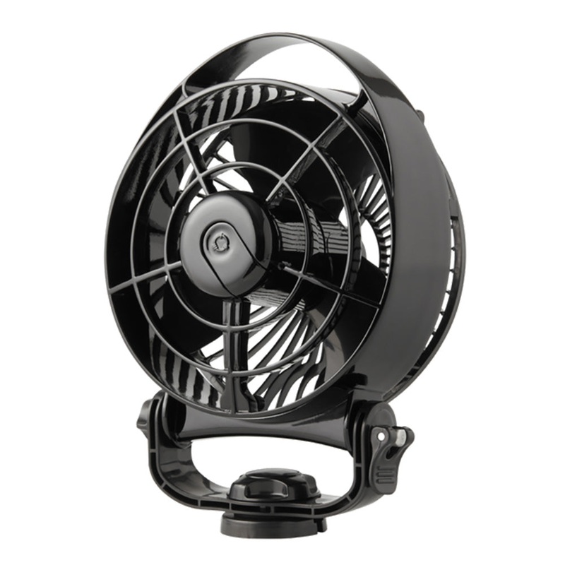Caframo Bora II 12 – 24V – 3-Speed – 6 Marine Fan – Black [7483CABBX]