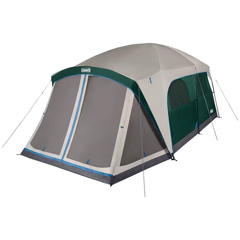 Coleman 12-Person Skydome Camping Tent w/Screen Room – Evergreen [2207381]