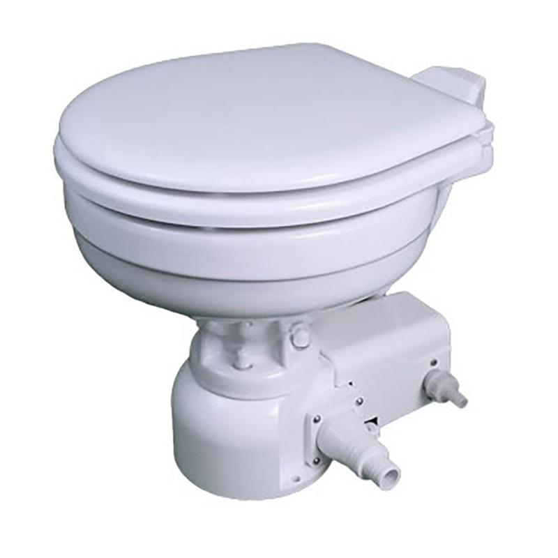 Raritan Sea Era Marine Size Pressurized Freshwater Toilet w/Multifunction Panel – White – 12V [162MF01201]