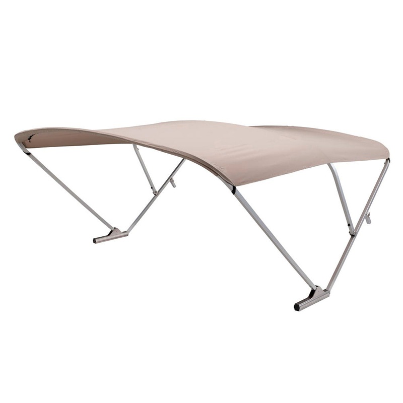 SureShade Power Bimini – Clear Anodized Frame – Beige Fabric [2024050709]