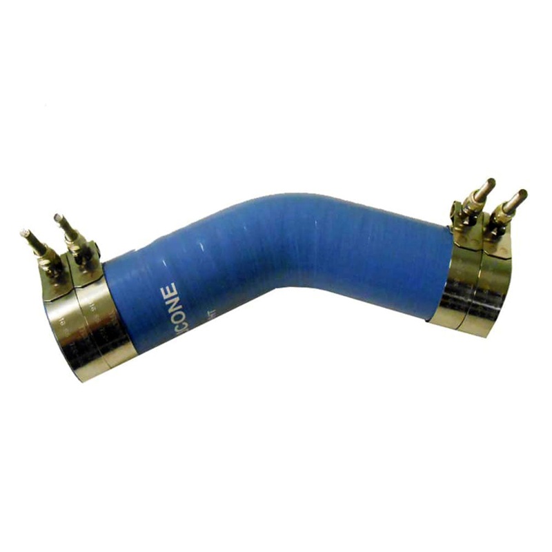 Trident Marine 2-1/2 ID 45 Blue Silicone Molded Wet Exhaust Elbow w/4 T-Bolt Clamps [242V2120-S/S]