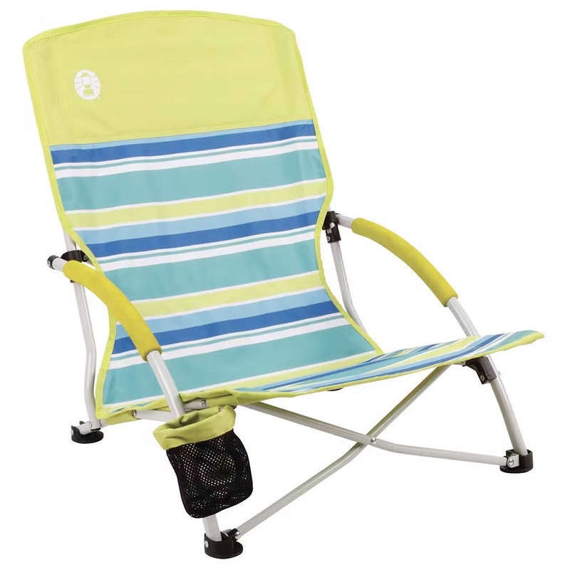 Coleman Utopia Breeze Beach Sling Chair – Yellow/Blue [2000019265]