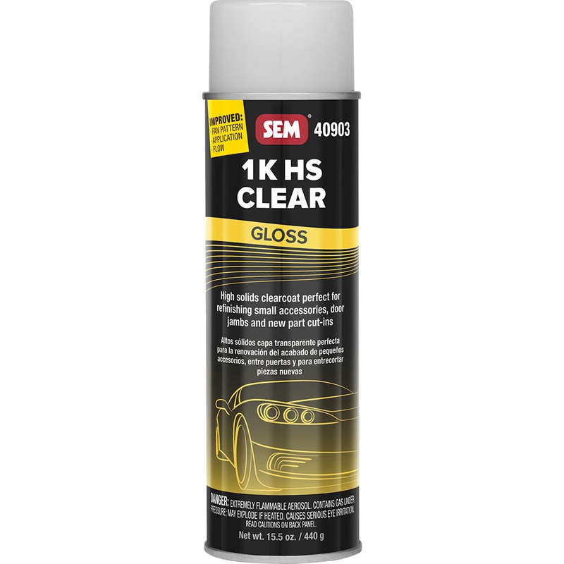 SEM 1K HS Clear – 20oz Aerosol Can – Gloss Finish [40903]