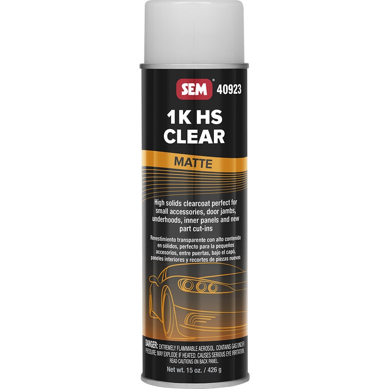 SEM 1K HS Clear – 20oz Aerosol Can – Matte Finish [40923]