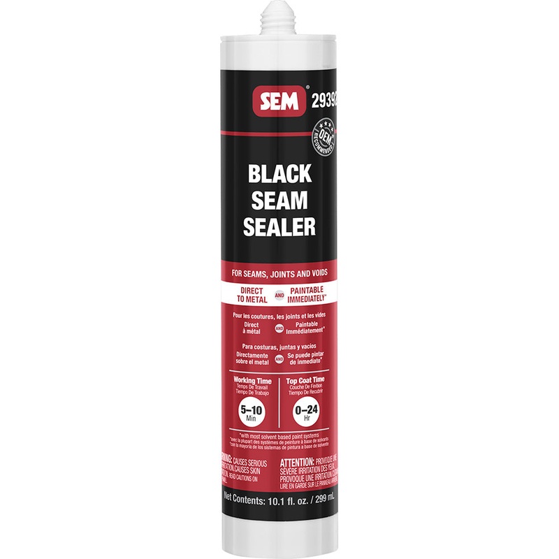 SEM 1K Seam Sealer – 10.1oz Tube – Black [29392]