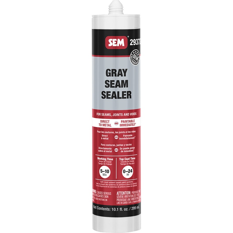 SEM 1K Seam Sealer – 10.1oz Tube – Grey [29372]