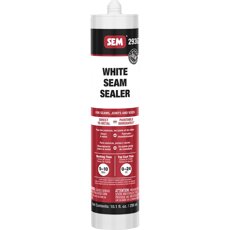 SEM 1K Seam Sealer – 10.1oz Tube – White [29362]