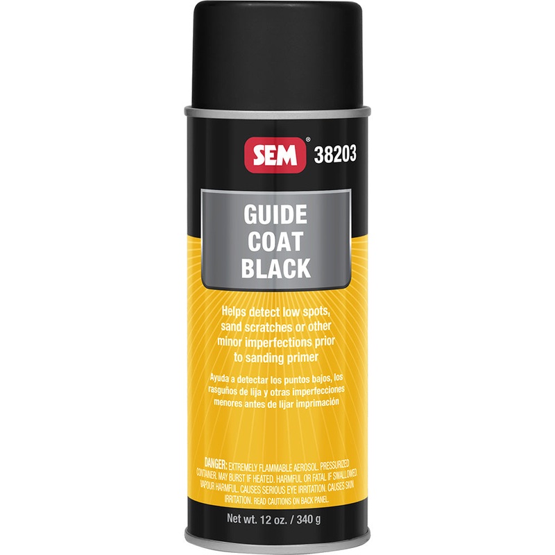 SEM Guide Coat – 16oz Aerosol Can – Black [38203]