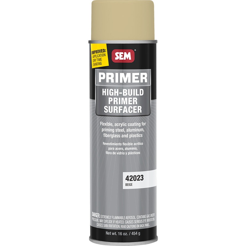 SEM High-Build Primer Surfacer – 20oz Aerosol Can – Beige [42023]