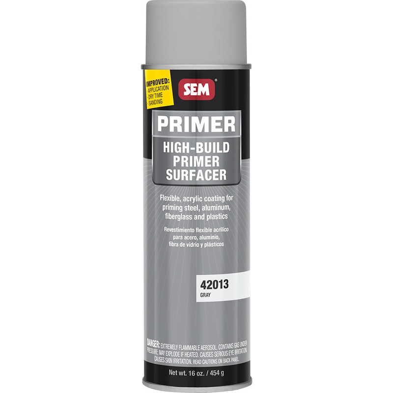 SEM High-Build Primer Surfacer – 20oz Aerosol Can – Grey [42013]