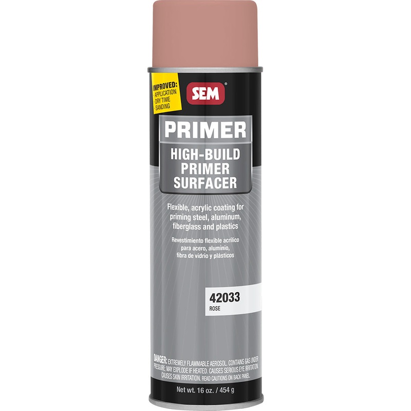 SEM High-Build Primer Surfacer – 20oz Aerosol Can – Rose [42033]