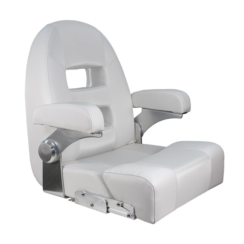 Springfield Center Console Helm Flip-Up – White/White [1042035-W]